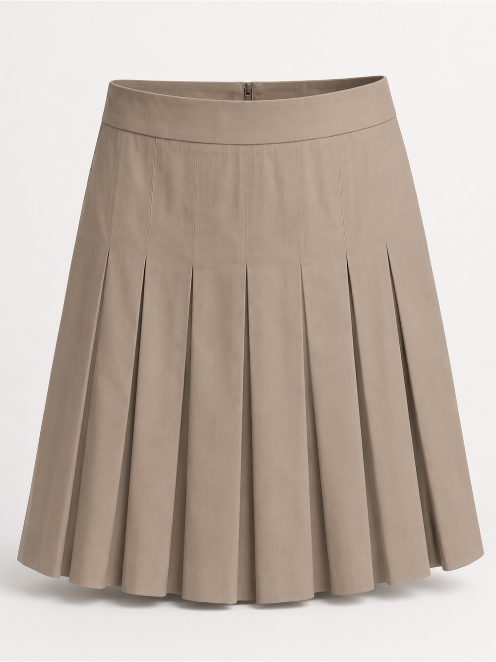 Brooks Brothers 346 Stretch Preppy Old Money Cotton pleated skirt Size 8 EUC